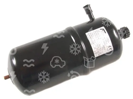 sběrač chladiva,  3,4 l, vstup 12 mm ODM, výstup 1
